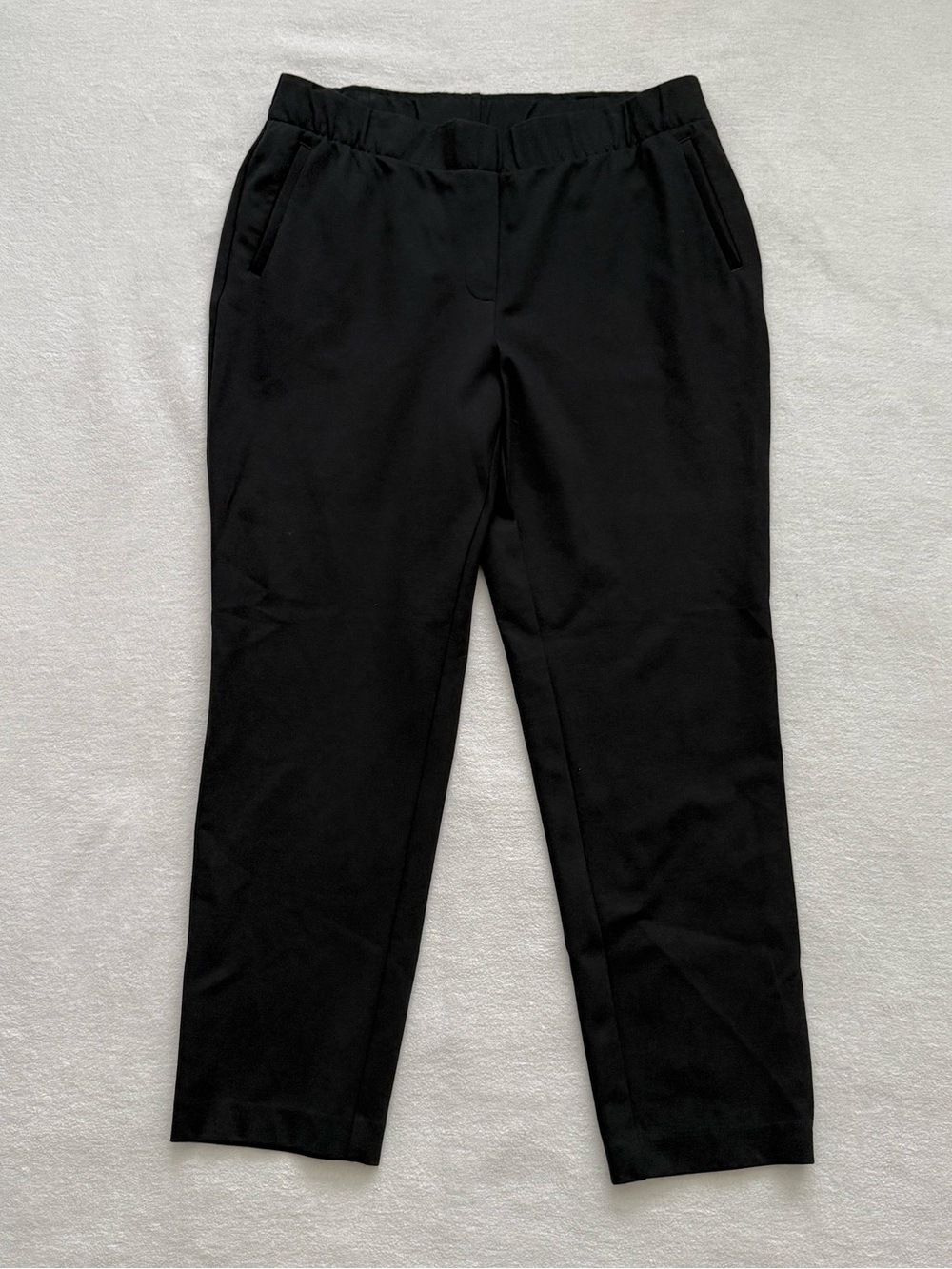 J. Jill Slim Leg Ponte Pants Women’s L Black Pull On Stretch Office Travel